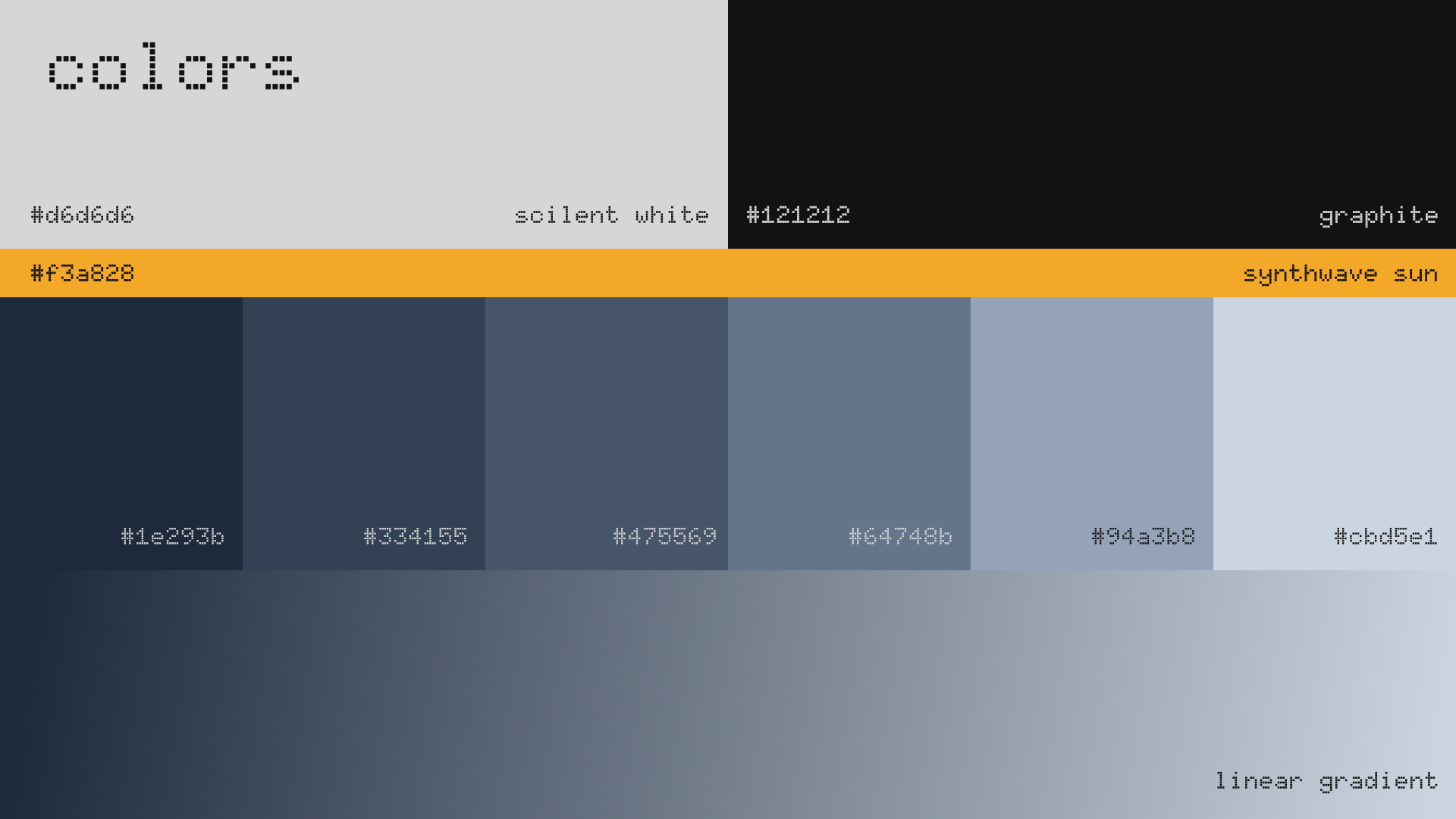 scilent ui colors