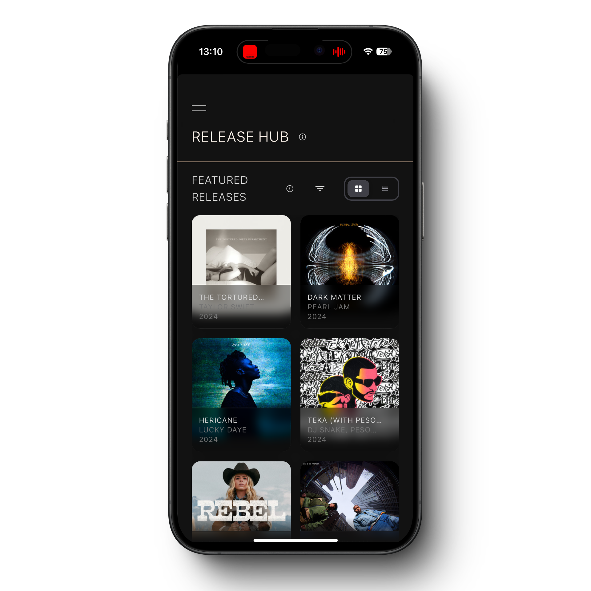 scilent music beta releases mockup