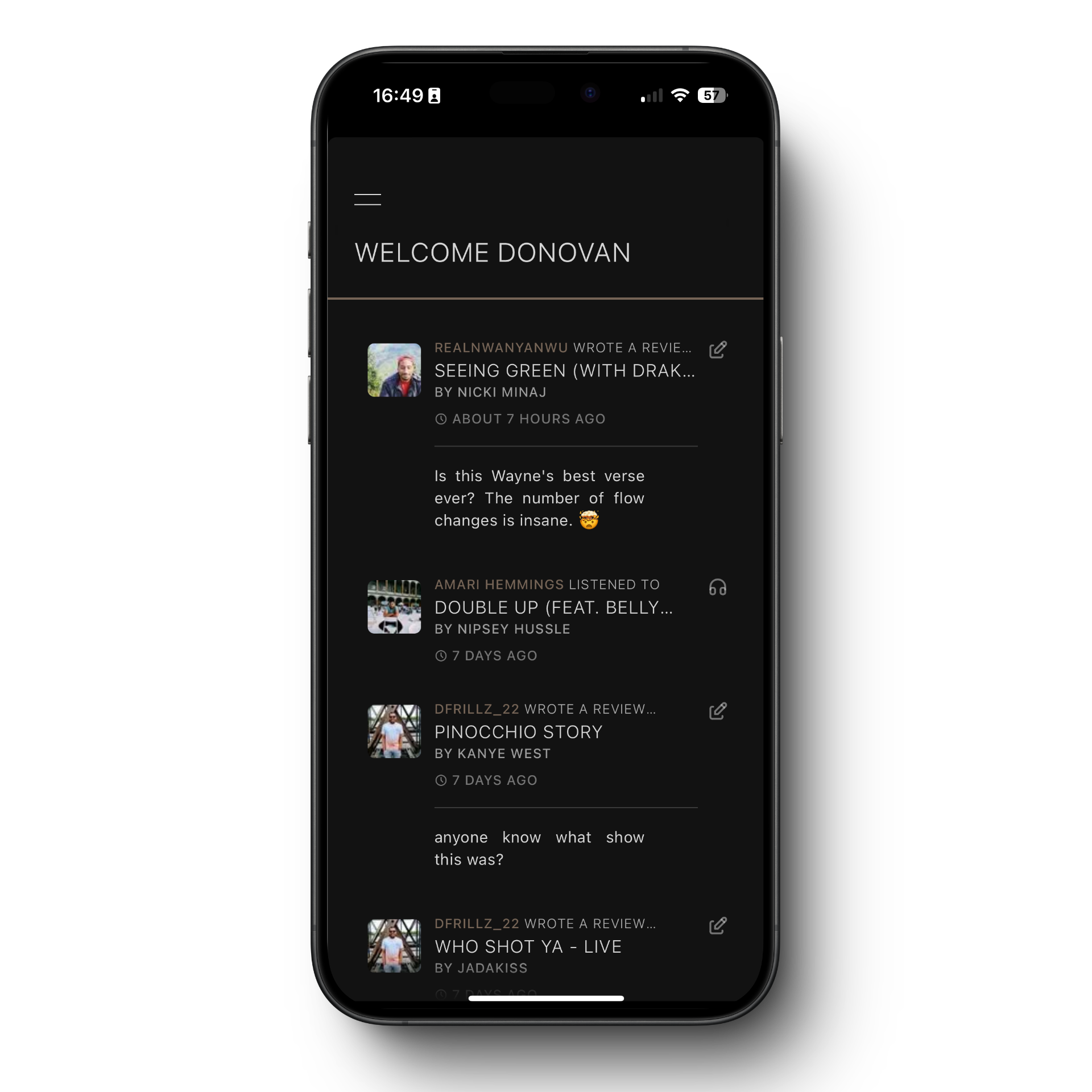 scilent music beta social mockup
